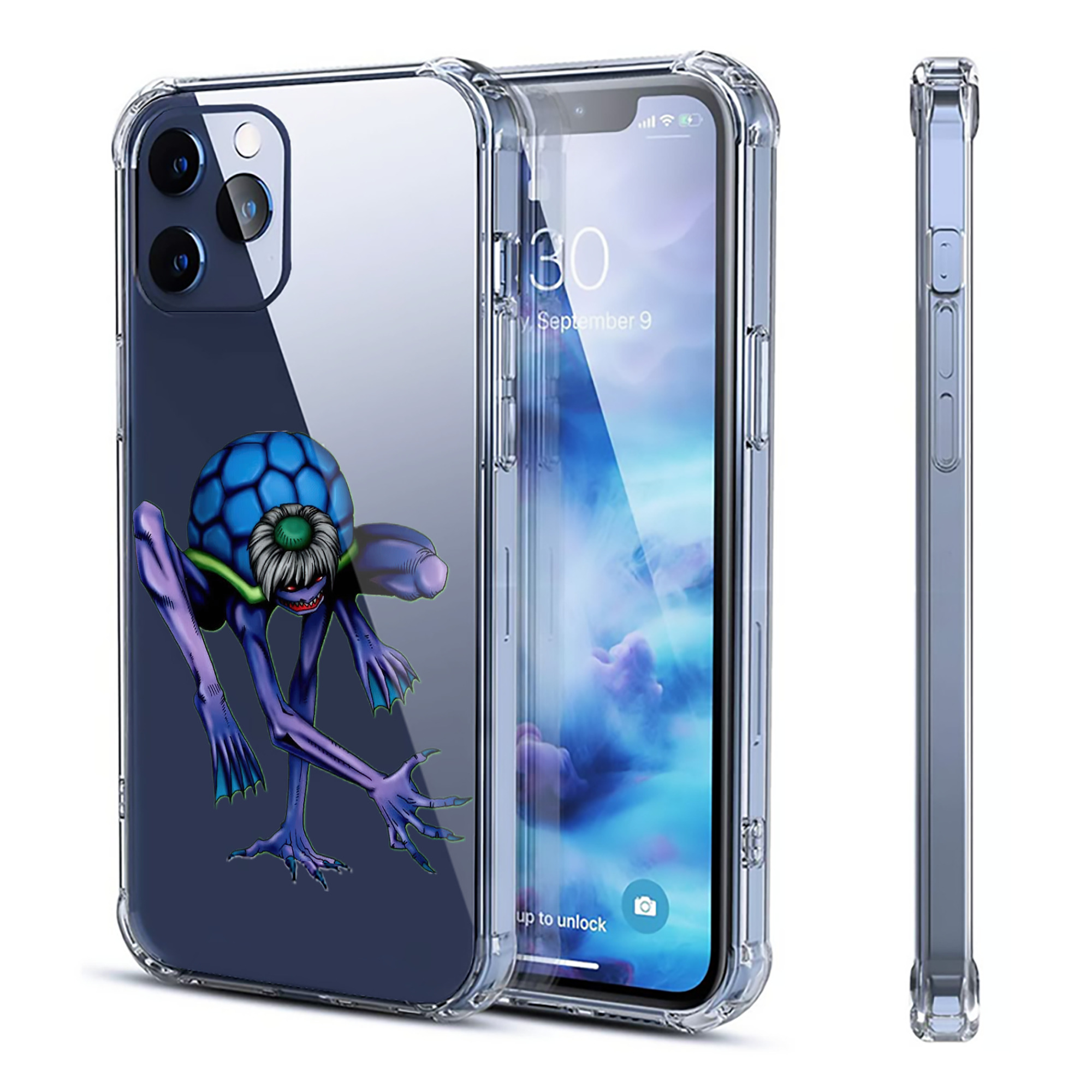 （画像用） 遊☆戯☆王 Yu-Gi-Oh! 【iPhone 12シリーズ対応】透明スマホケース（クリアソフトケース）